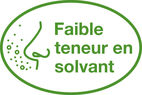 Faible teneur en solvant